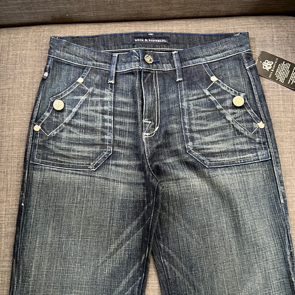 Rock & Republic Dark Wash Flare Jeans